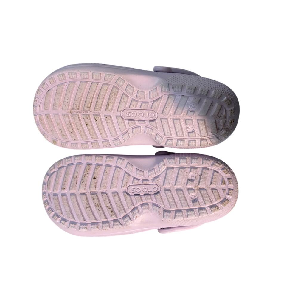 Crocs Classic Lined Clogs Lavender Purple Fuzzy Women's 9 Cozy Casual Athleisure - Picture 6 of 6
